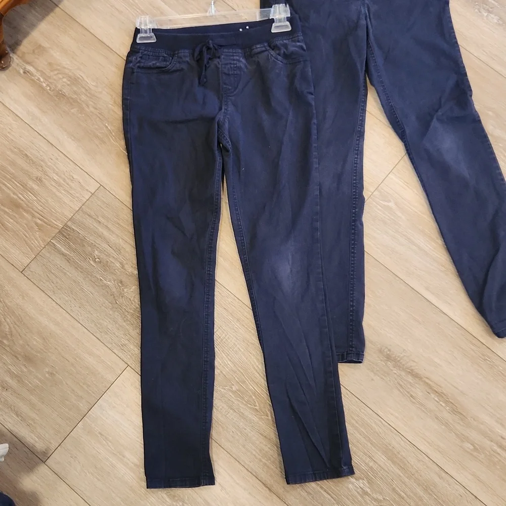 Justice navy 3 pair uniform navy pants